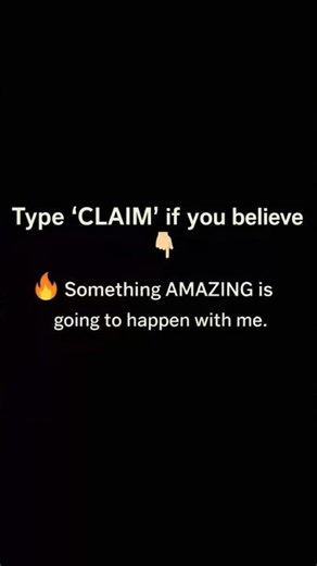Type Claim Now #lawofattraction #manifest