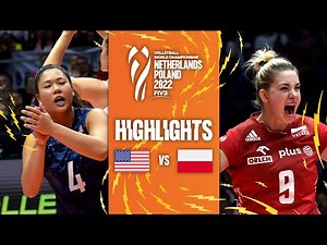 🇺🇸 USA vs. 🇵🇱 POL - Highlights Phase 2| Women's World Championship 2022