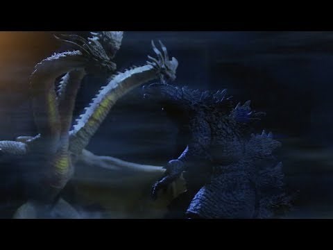 Godzilla vs King Ghidorah Stop Motion (King of the Monsters)