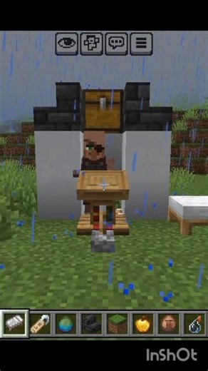 villager trading holl #minecraft #gaming