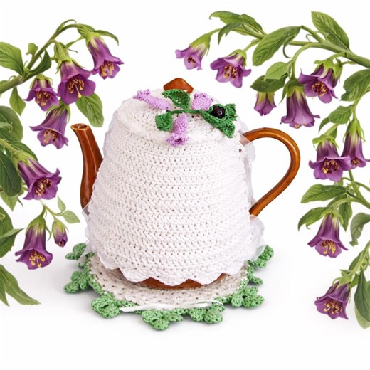 Belladonna Silence Tea Cosy and Mat Crochet Pattern - Etsy