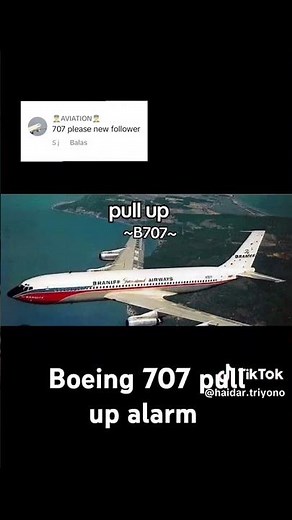 Boeing 707 pull up alarm