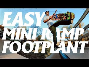 EASIEST FOOTPLANT | MINI RAMP TRICK TIP