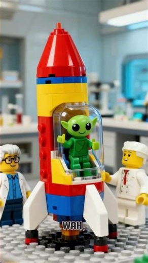 INVASI ALIEN : 3. BACK TO GALAXY #legoanimation #lego #stopmotion #legocity