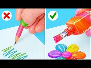 Easy Art Tricks 🎨✏️ Creative DIY Ideas