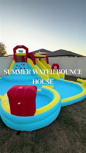 Bounce House Inflatable Water Slide Perfect for Large Kids' Parties