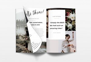 FREE Photographer Pricing Mini-Guide Template (Photoshop psd)