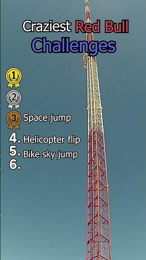 Top 5 Craziest Red Bull Challenges EVER! 🪂🔥 #shorts