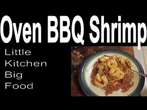 Oven BBQ Shrimp - A BBQ Recipe for the Winter