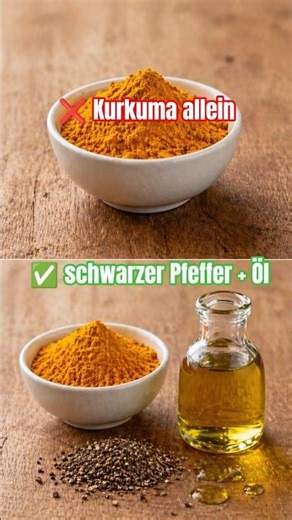 Kurkuma allein ist fast wirkungslos – das musst du dazugeben 🌿