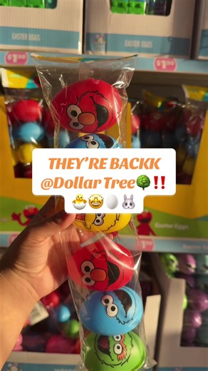 @Dollar Tree Sesame Street Theme🥚❤️💙💛💚🐰🐣🌸 #sesamestreet #elmosworld #dollartreefinds #eastereggs #socute