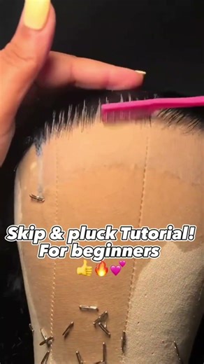 Natural hairline plucking tutorial step by step #keswigs #diyhairstyle #hairtok