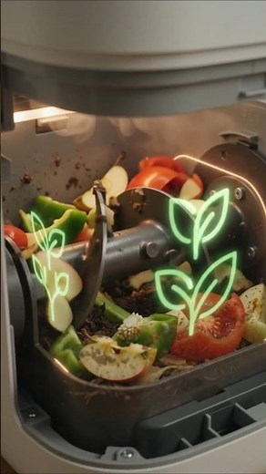♻️🌱 Turn Kitchen Waste Into Garden Gold! AI Compost Machine in Action 🤖🌿