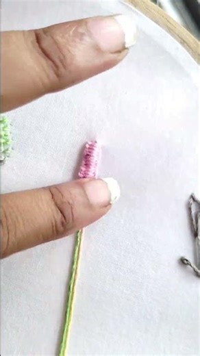 3d beautiful hand embroidery work🪡#embroiderydesigns #handbroidery #youtubeshorts