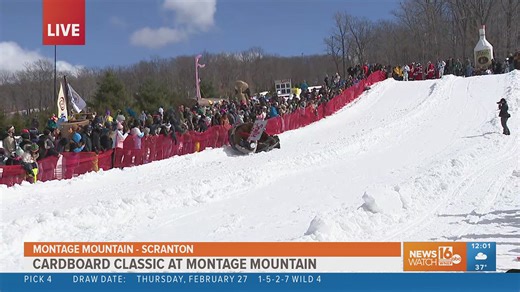 Cardboard Classic fun at Montage Mountain