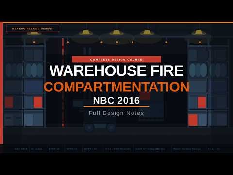 How to Design Fire Compartments in Warehouses | Water Curtain Nozzle & Pump Selection