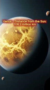 “Day & Night Temperatures of All Planets in the Solar System 🌞❄️”