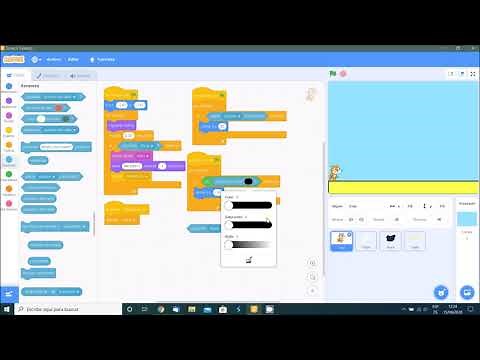 19 Scratch. Efecto gravedad