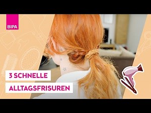 3 schnelle Frisuren für den Alltag: Tutorial mit Bloggerin Sabrina Sterntal