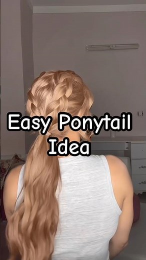 Cute & Easy Ponytail Tutorial: Effortless Hairstyle for Every Occasion 😍#hairstyle #ponytail#shorts