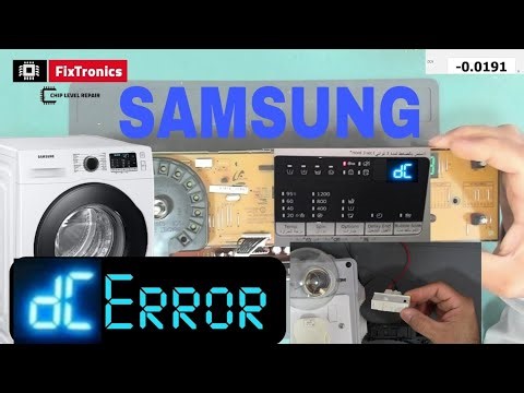 SOLVED|| Samsung EcoBubble Front Load Washer dc Error Code || Door Lock Issue fixed