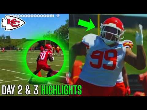 The Kansas City Chiefs Rookie Minicamp Is INSANE... | Peter Woods, Emmett Johnson Highlights |