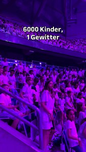 Kaum zu glauben, dass DAS keine Soundeffekte sind ⛈️ #liveshow #6kunited #saparena #mannheim #kids #chorliebe | SAP Arena