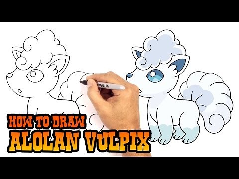 How to Draw Pokemon | Alolan Vulpix