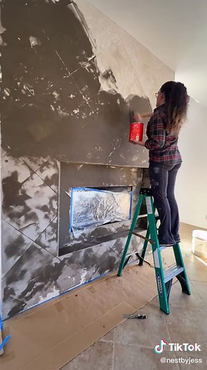 Budget-Friendly Concrete Fireplace Makeover: DIY Under $100!