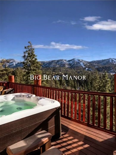 Big Bear Manor #bigbearlake #bigbear #bigbearcalifornia #bigbearmanor #travel #cabin #airbnb