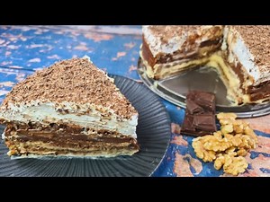 Easy walnut cake recipe | Creamy walnut cake | YUMMY RECIPES by Iulia