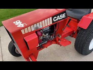 Case 446 Garden Tractor- 1979 w/ Repowered 16HP Vanguard