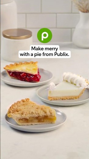 Make merry with pies from Publix. 🥧💚