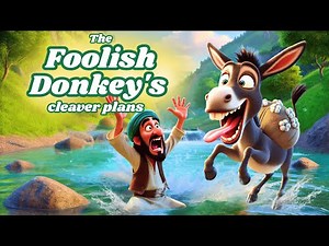 The Foolish Donkey's Clever Plans 🐴 | Foolish Donkey | Lazy donkey | Bedtime story 🌟