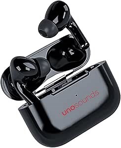 Upods+ Bluetooth 5.0 TWS Earbuds, Touch Control, Built-in Mic (Black)