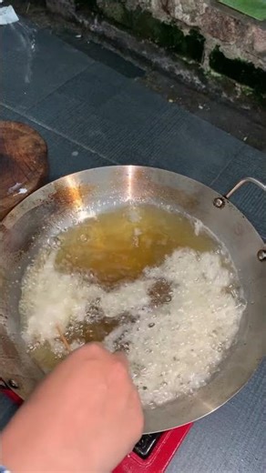 Making fried tapioca #hlm
