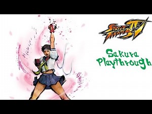 Street Fighter IV - Sakura Playthrough (Akuma Boss Battle)