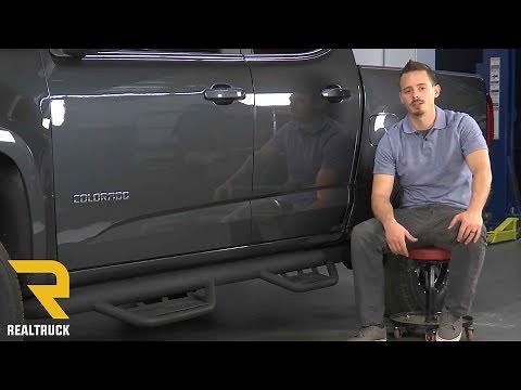 How to Install the Havoc HS2 Black Hoop Steps on a 2015 - 2017 Chevy Colorado