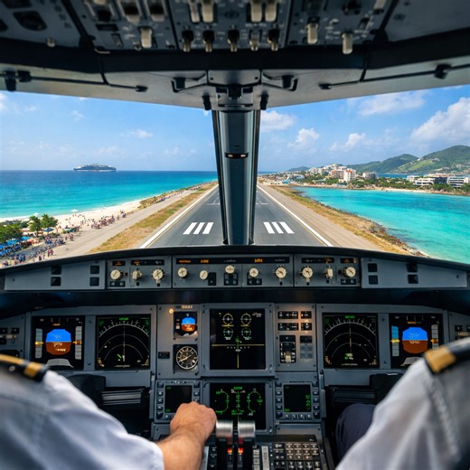 Cockpit takeoff from St. Maarten | One of the world’s most famous runways