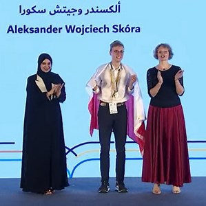 Uczeń liceum Politechniki Łódzkiej otrzymał srebrny medal na międzynarodowej olimpiadzie biologicznej w Zjednoczonych Emiratach Arabskich