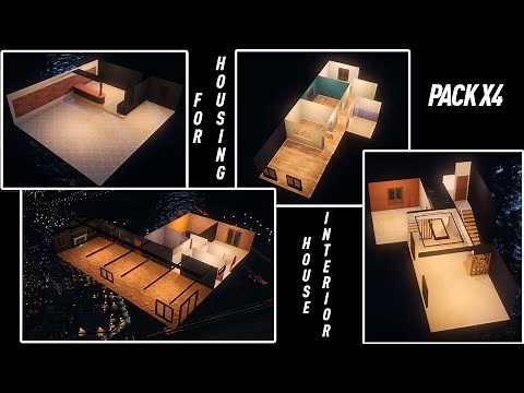 NEW INTERIORS SHELL FOR HOUSING PACK x4 #3 | MLO | GTAV | FIVEM