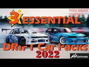 3 ESSENTIAL DRIFT Car Packs for Assetto Corsa 2022!