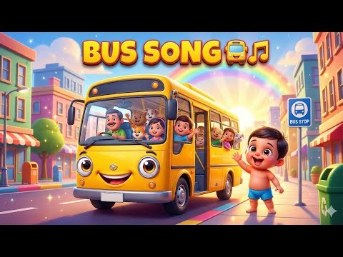 Chiku Baby Passenger Bus Song 🚍🎵 | Bus Daily Routine Cartoon | Funny Kids Cartoon Hindi