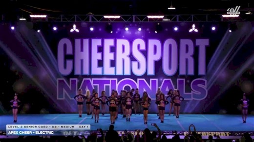 Apex Cheer - Electric [2026 L3 Senior Coed - D2 - Medium Day 1] 2026 CHEERSPORT National All Star Cheerleading Championship
