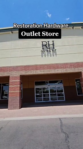 Restoration Hardware has outlet stores all over. we stopped into the one in Chandler, AZ and some items were 90% off #restorationhardware #furniture #outlet #restorationhardwareoutlet #clearance #chandleraz