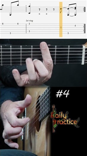 Daily Fingerstyle Practice #4 🎸 #shorts #fingerstyleguitar