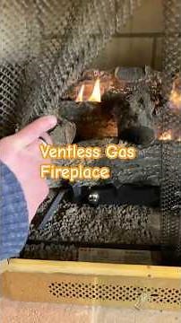 Ventless Fireplace 30,000 BTU. Keeps us warmer during the winter months. #gasfireplace #homeheat