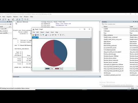 Statistique descriptive sous STATA