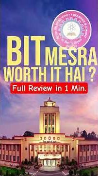 BIT Mesra Review 2026 😳 | Placements, Fees, Reality Check! | BTech360