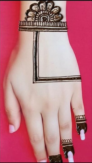New mehndi designs for beginners 😍 #mehndi